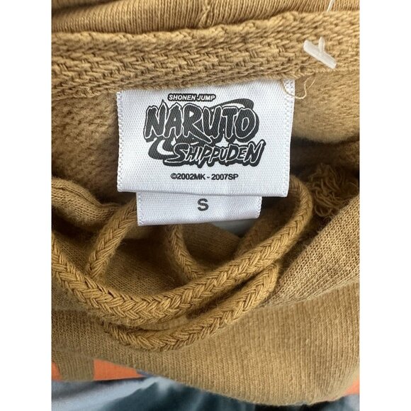 Naruto Shippuden Collection Kid Naruto Brown Pullover Hoodie Adult Size Small - Picture 6 of 6